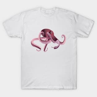 Magenta Octopus T-Shirt
